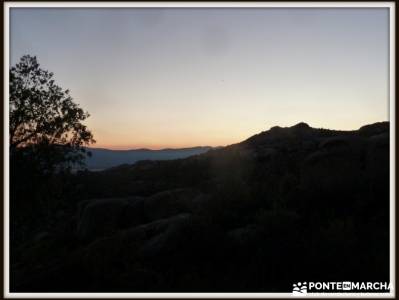 Peñaliendre y Canto Hastial a la Luz de la Luna;rutas monasterio de piedra rutas trekking madrid